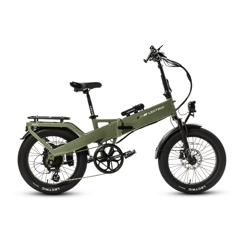 Lectric XP4 750 Long-Range Electric Bike in Pine Green