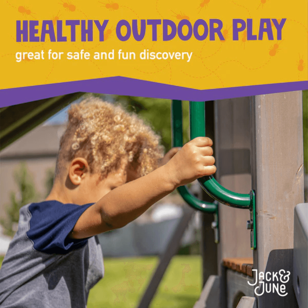 Jack & June Haven Wooden Swing Set