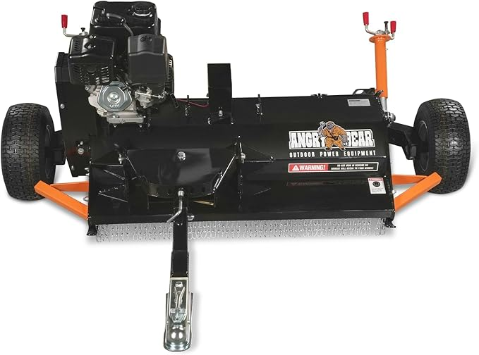MechMaxx 48" Tow-Behind ATV Offset Flail Mower 15HP 459cc E-start Gas Engine Powered