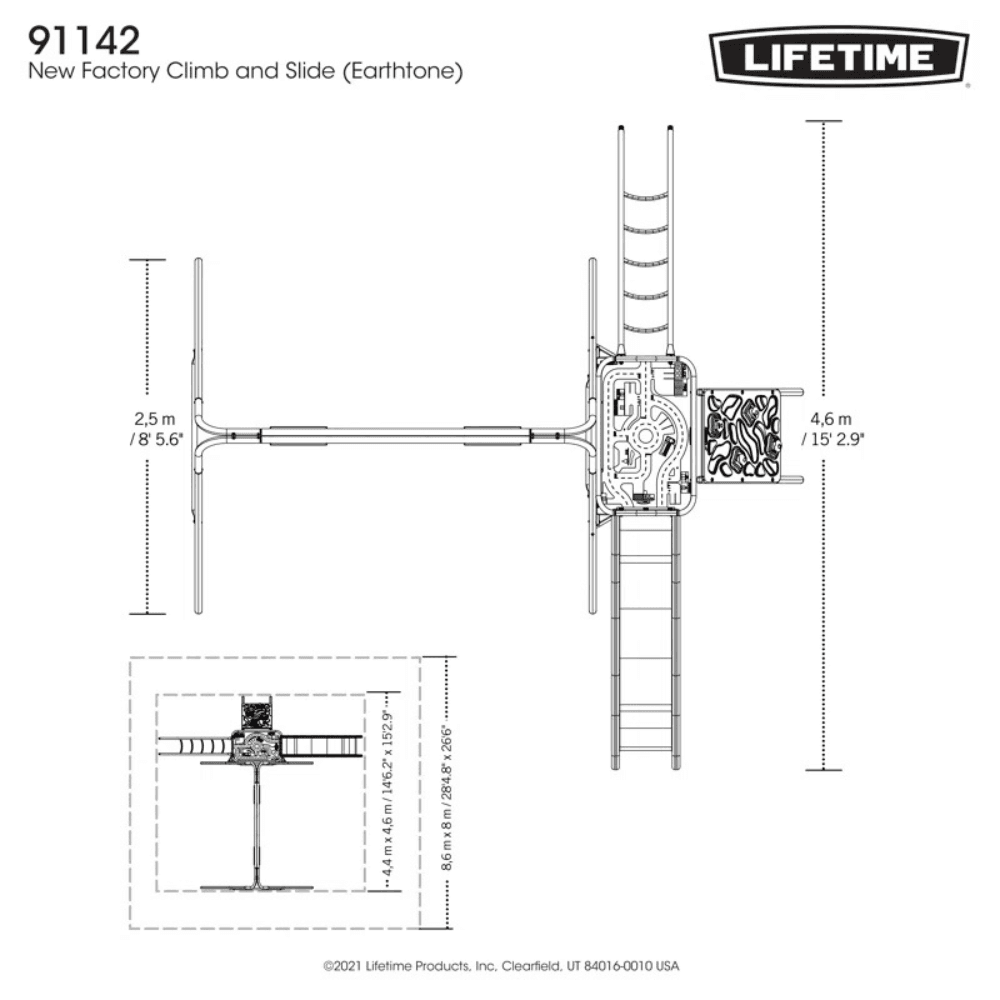 Lifetime Climb & Slide Playset – Ultimate Backyard Fun for Kids