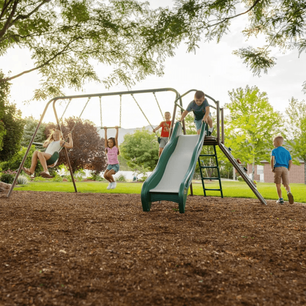 Lifetime Climb & Slide Playset – Ultimate Backyard Fun for Kids