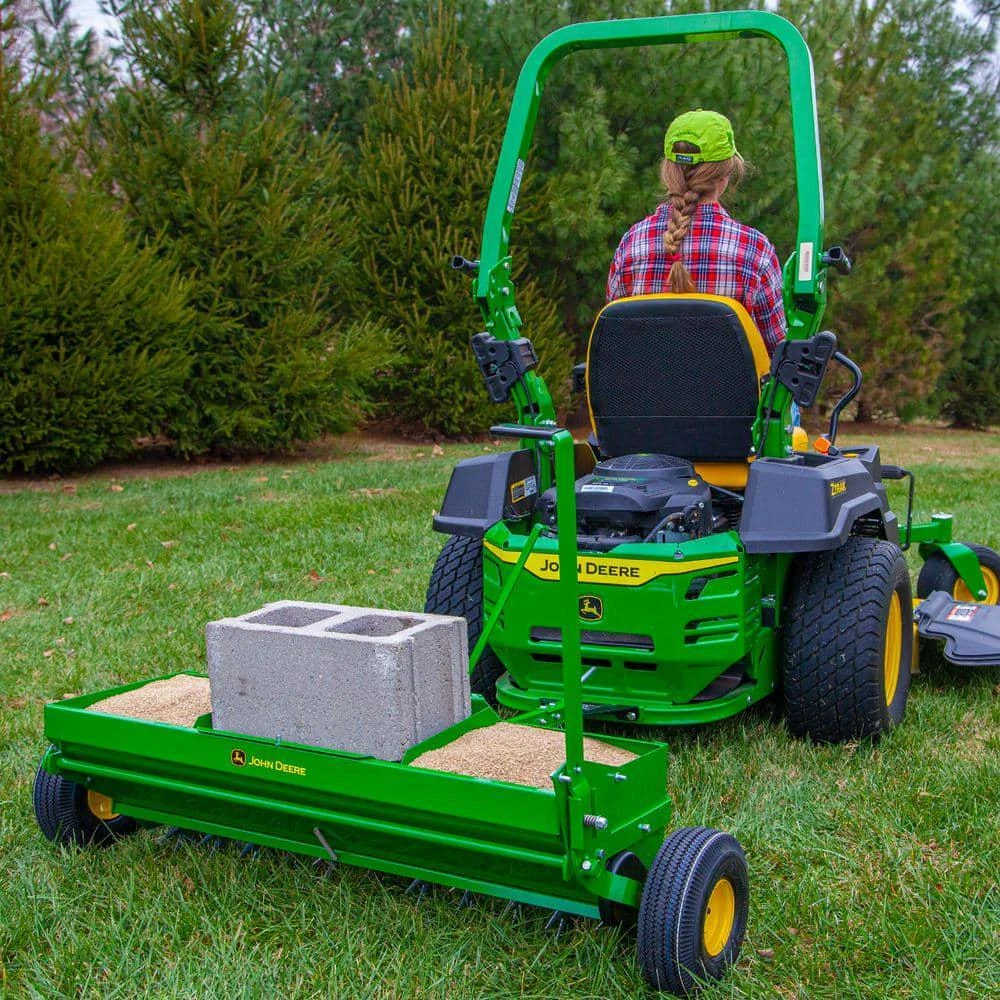 John Deere 40 in. Tow-Behind Combination Aerator-Spreader