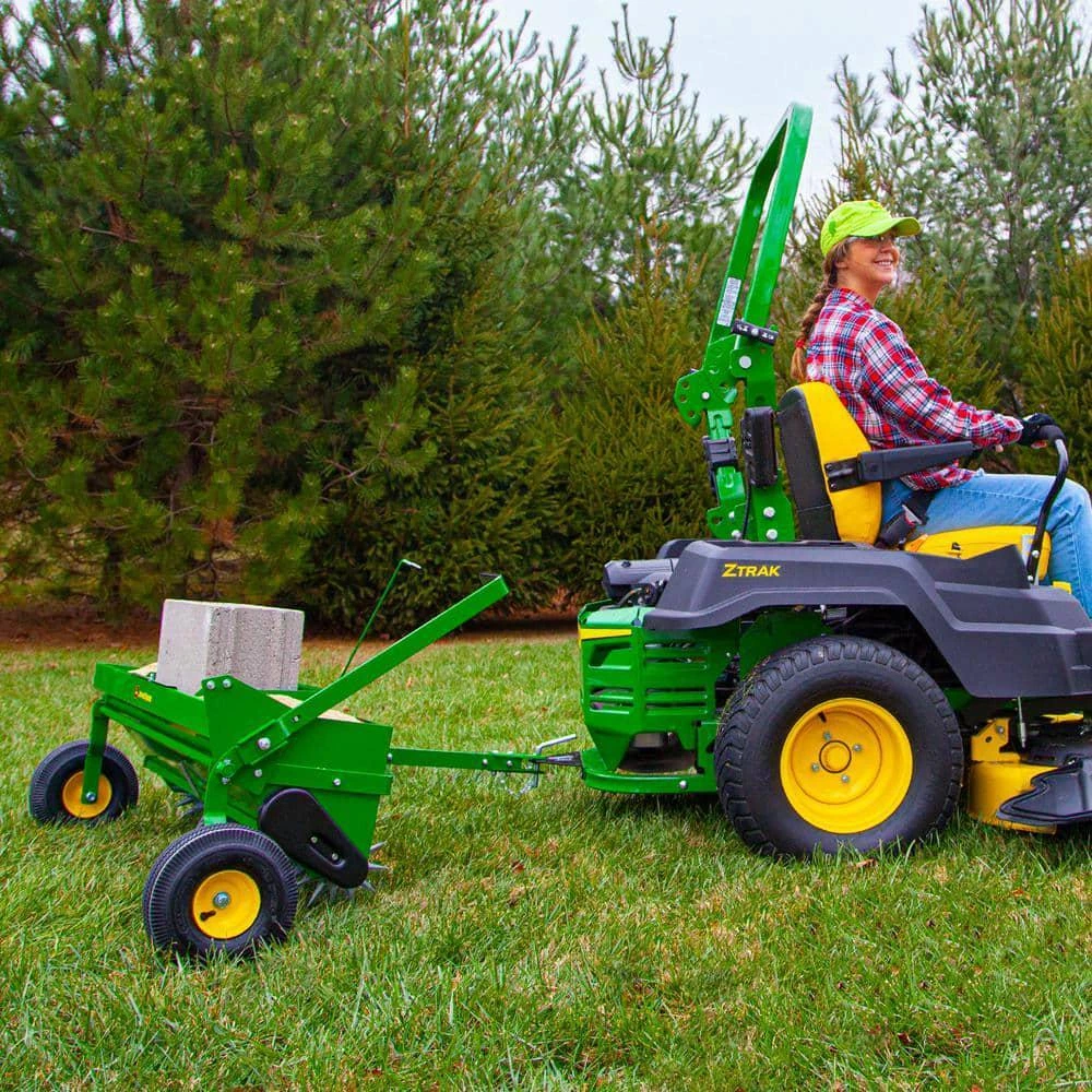 John Deere 40 in. Tow-Behind Combination Aerator-Spreader