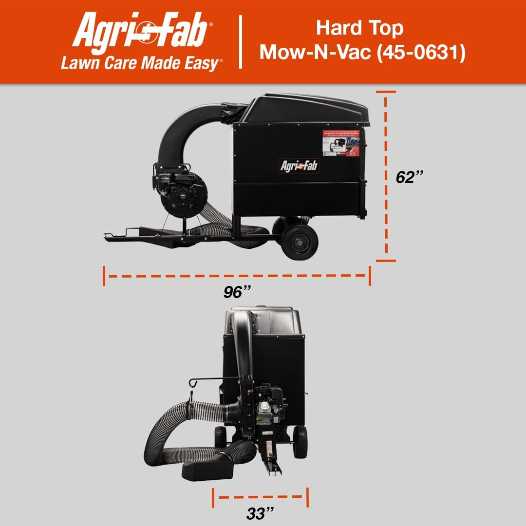Agri-Fab 32 cu. ft. Hard Top Mow-N-Vac