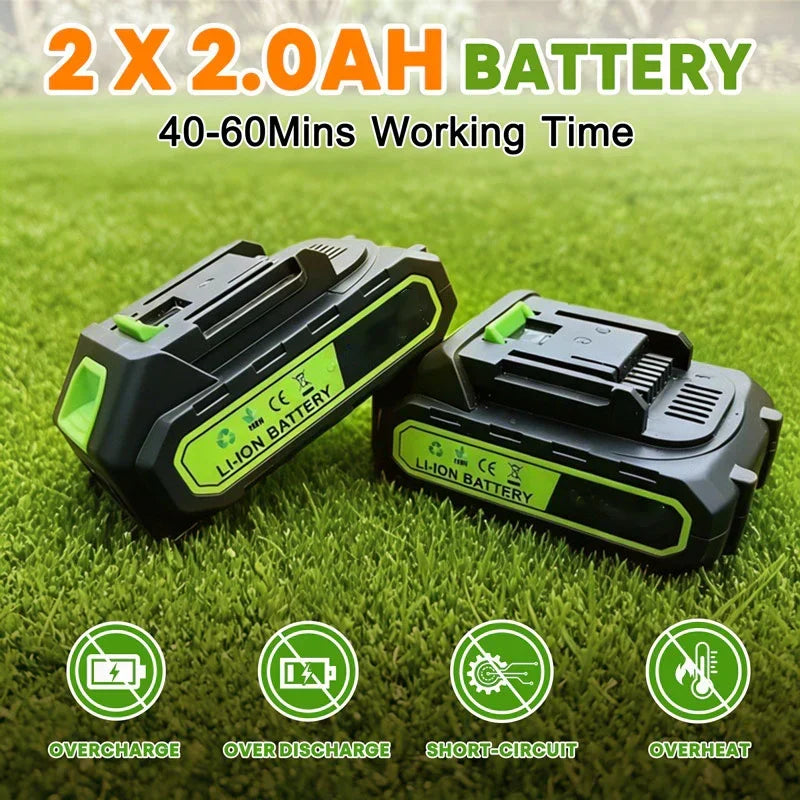 IToolMax 3 In 1 Cordless Grass Trimmer, Weed Eater and Edger