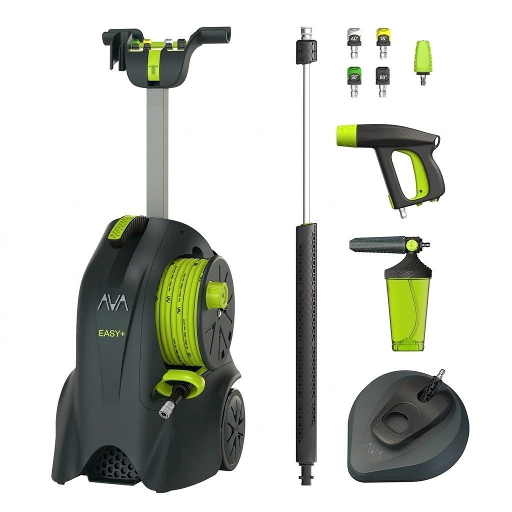 AVA EASY+ Electric Pressure Washer, P50+ XL Bundle