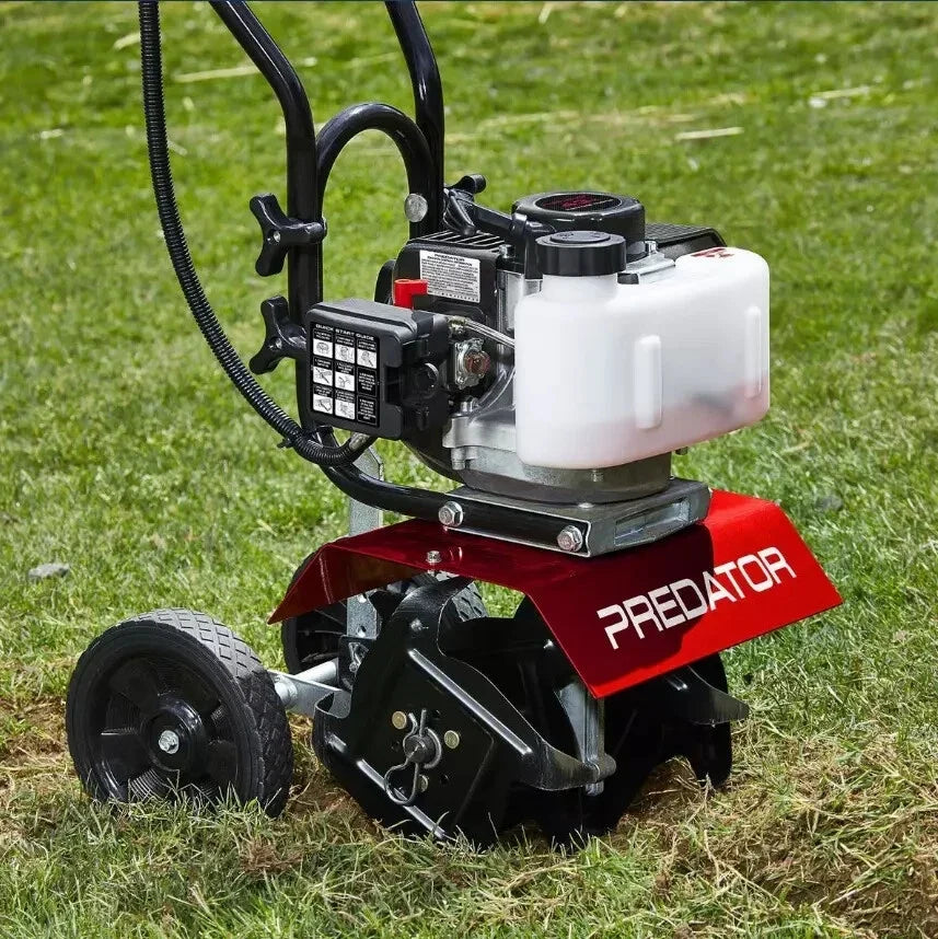Predator Cultivator Gas Powered 2-stroke Engine 9 in. 43cc Lawn Garden Work NEW