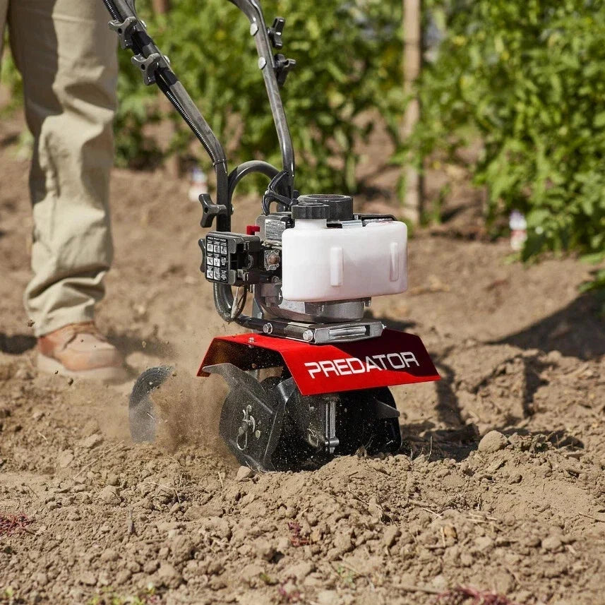 Predator Cultivator Gas Powered 2-stroke Engine 9 in. 43cc Lawn Garden Work NEW