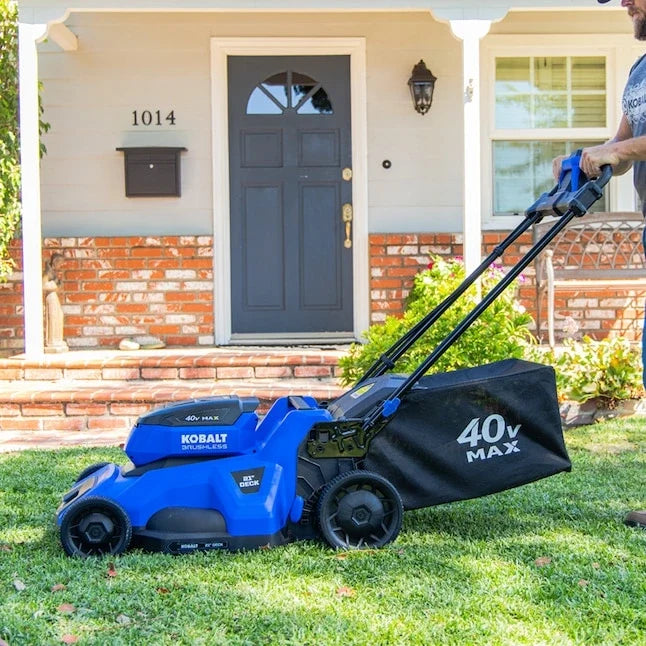 Kobalt 40-Volt 21-in Brushless Battery Push Lawn Mower 6 Ah (Battery and Charger Included)