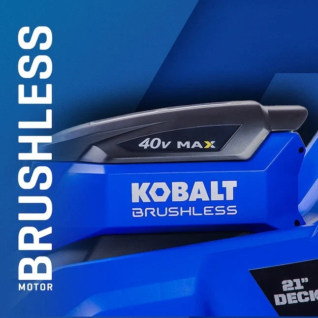 Kobalt 40-Volt 21-in Brushless Battery Push Lawn Mower 6 Ah (Battery and Charger Included)