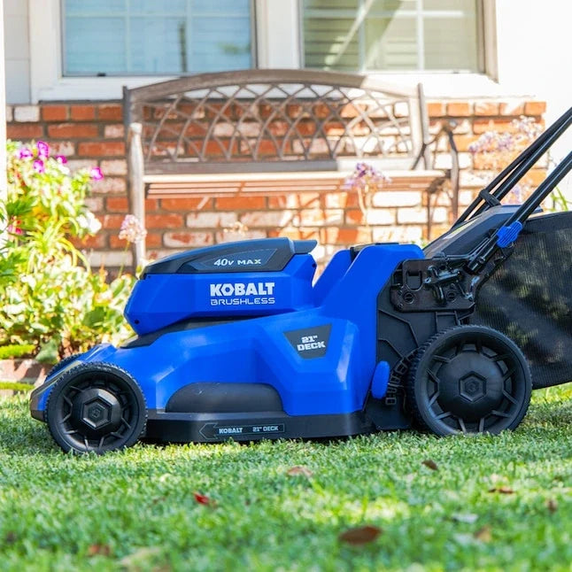Kobalt 40-Volt 21-in Brushless Battery Push Lawn Mower 6 Ah (Battery and Charger Included)