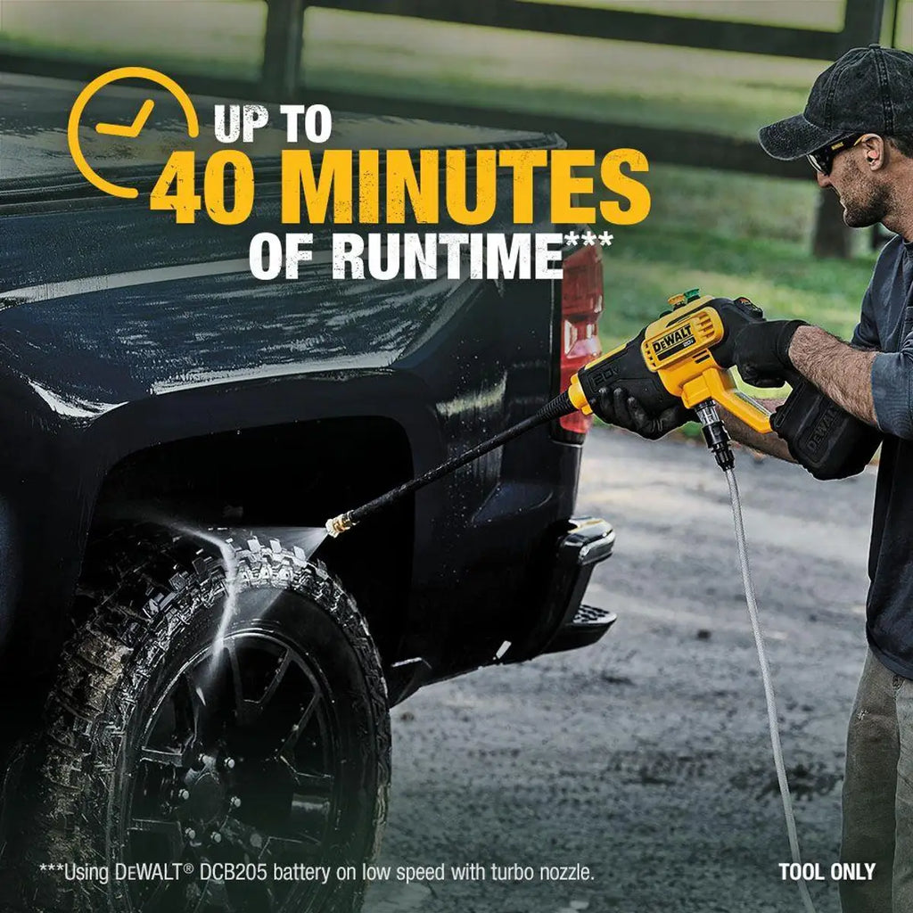DEWALT 20V MAX* 550 psi Cordless Power Cleaner Bare Tool