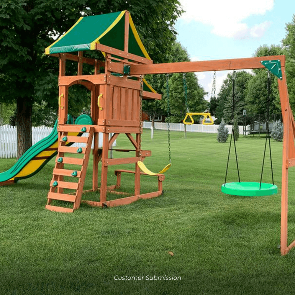 Tucson Swing Set – Big Fun in a Compact Design