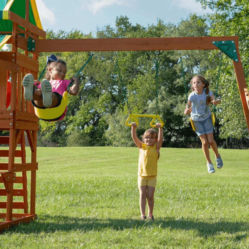 Tucson Swing Set – Big Fun in a Compact Design