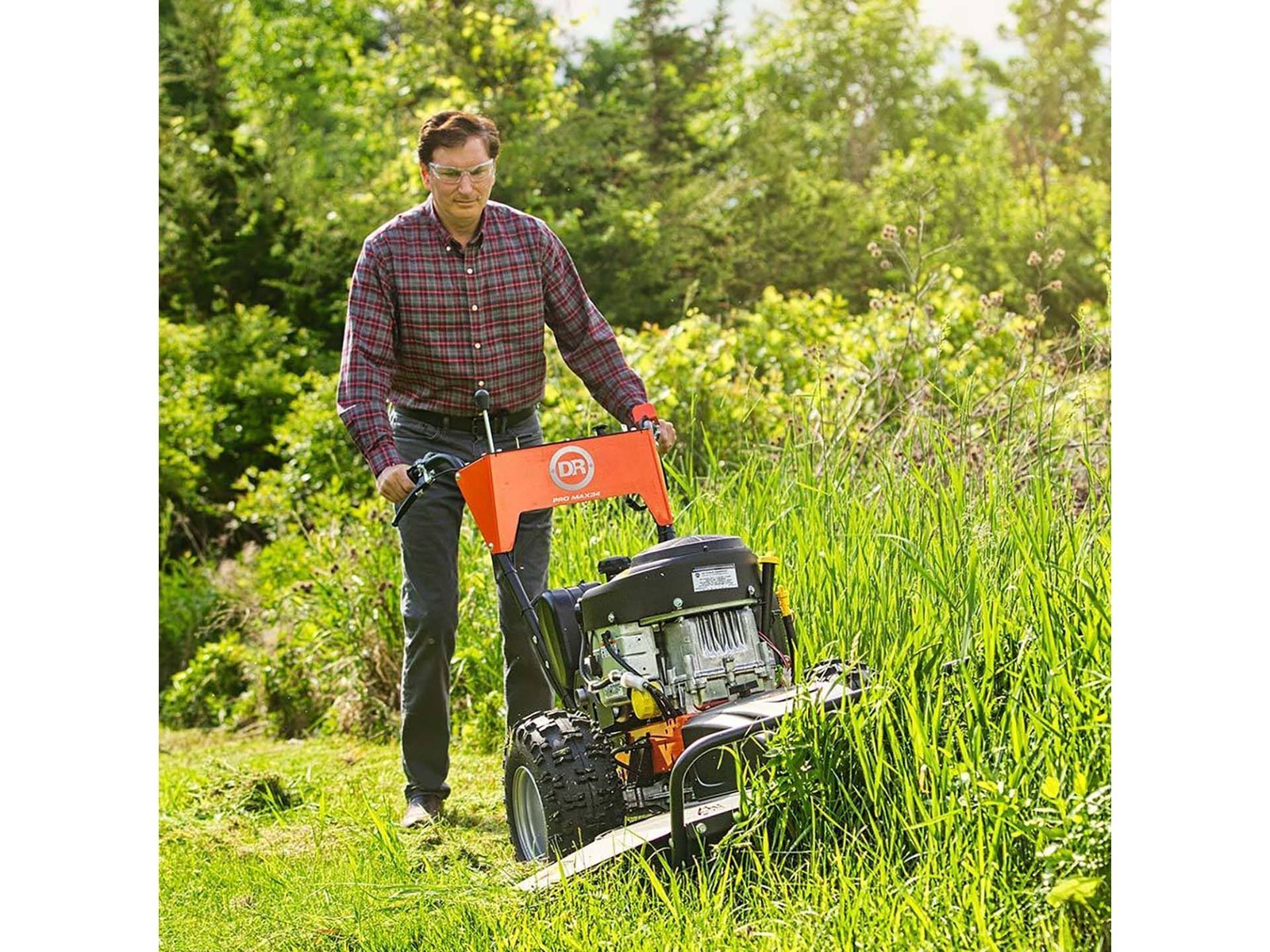DR Power Equipment DR Pro MAX 34" Field and Brush Mower 20 HP Walk-Behind