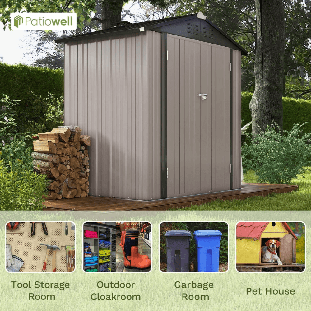 CRAFTSMAN 7-ft x 7-ft Resin Storage Shed (Floor Included)