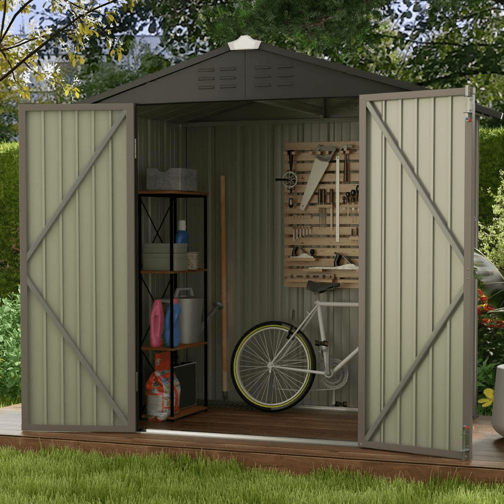CRAFTSMAN 7-ft x 7-ft Resin Storage Shed (Floor Included)
