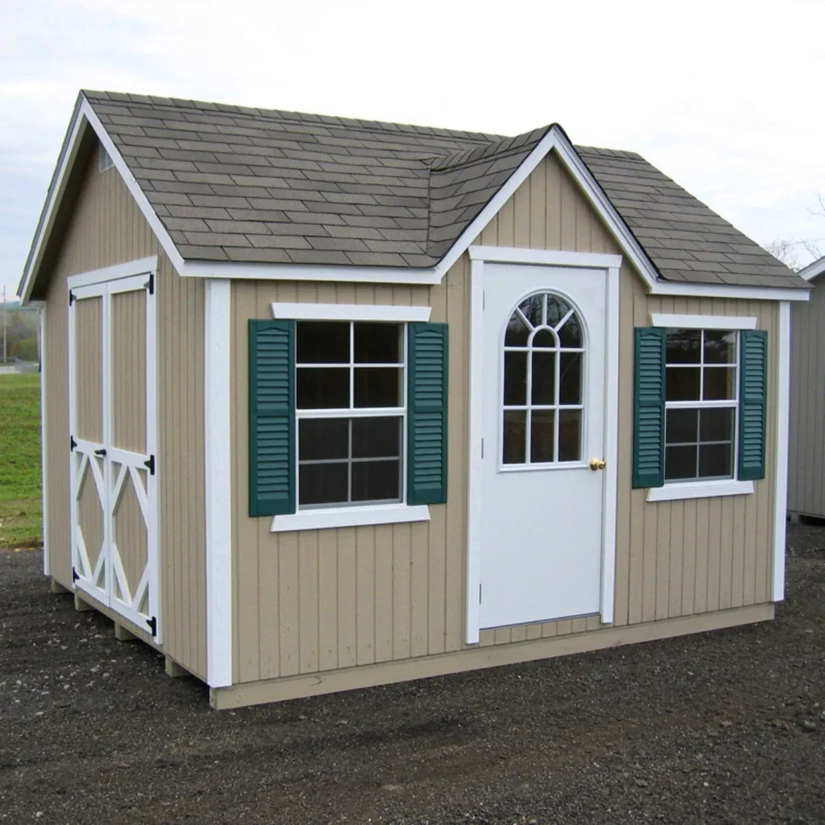 Little Cottage 12 x 10 ft Classic Wood Cottage Panelized Storage Shed