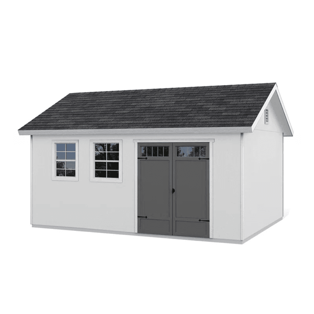 Scarsdale 12 ft. W x 16 ft. D Wood Storage Shed