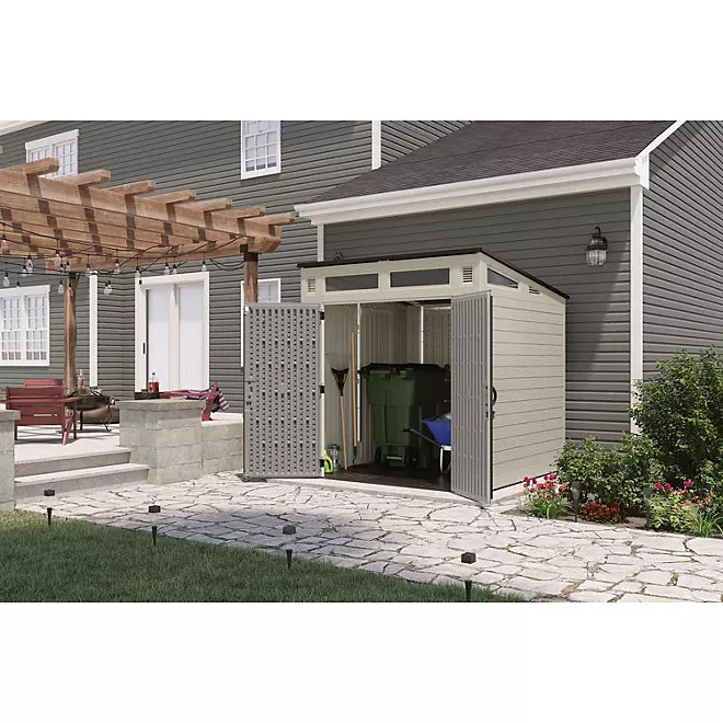 Suncast 7′ x 7′ Modernist Resin Outdoor Storage Shed