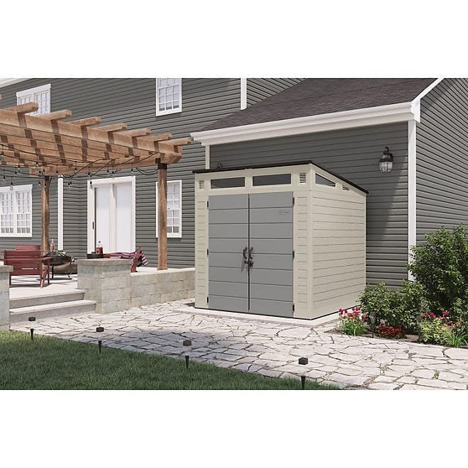 Suncast 7′ x 7′ Modernist Resin Outdoor Storage Shed