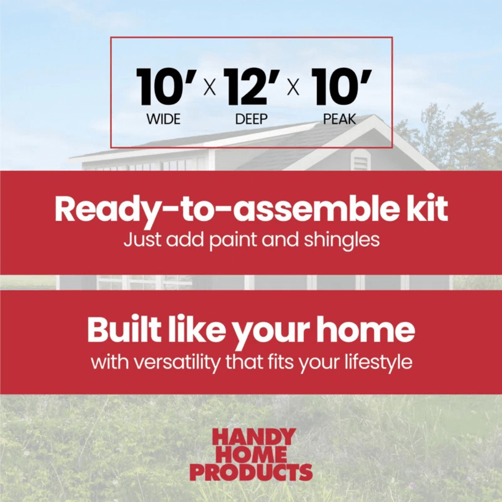 Windemere 10 ft. W x 12 ft. D Storage Shed