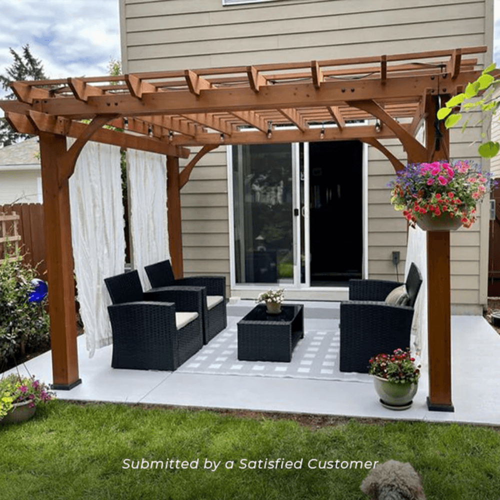 Backyard Discovery 12′ x 10′ Cedar Pergola