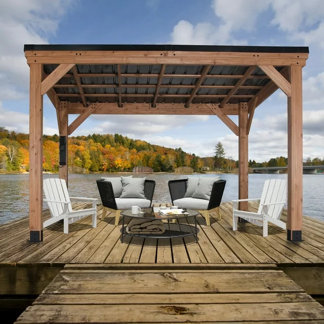 Backyard Discovery 12′ x 9.5′ Arcadia Gazebo