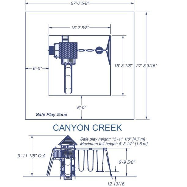 Backyard Discovery Canyon Creek Swing Set