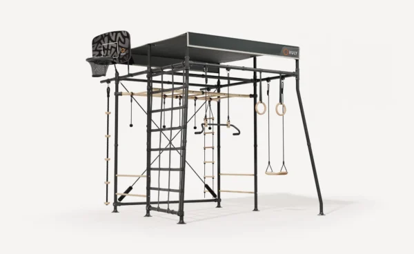 Vuly Small Quest 2.1 Monkey Bars with Instant-Dry Mesh and Shade Roof